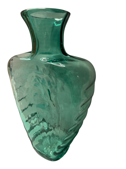 Blenko Antique Green Arrow Vase