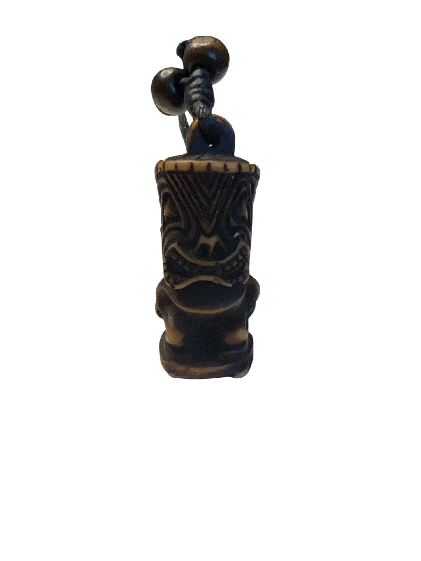 Tiki Pendent on Adjustable cord