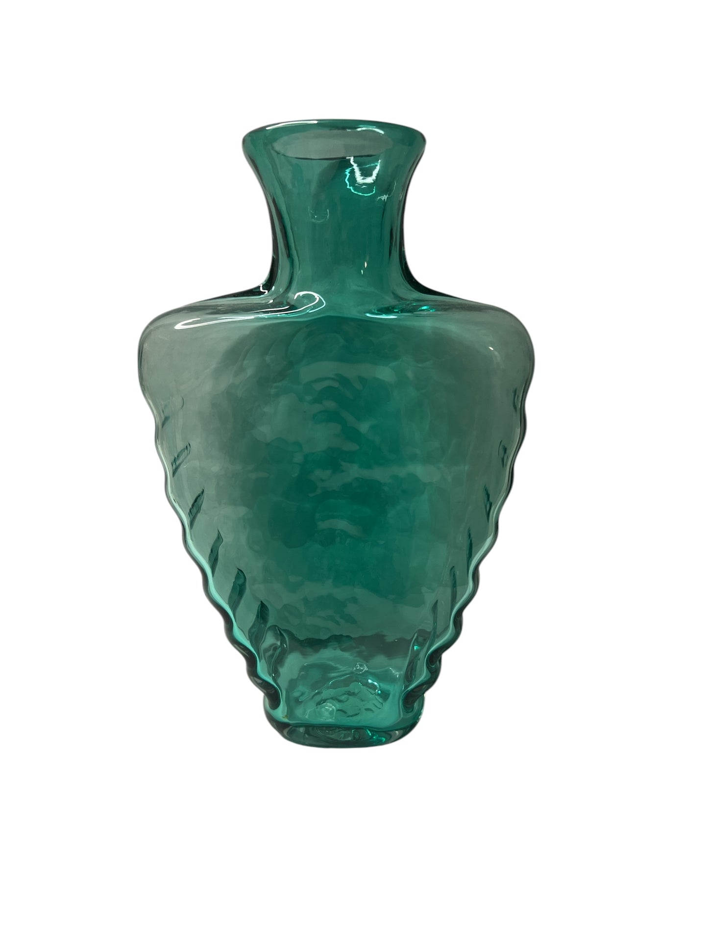 Blenko Antique Green Arrow Vase